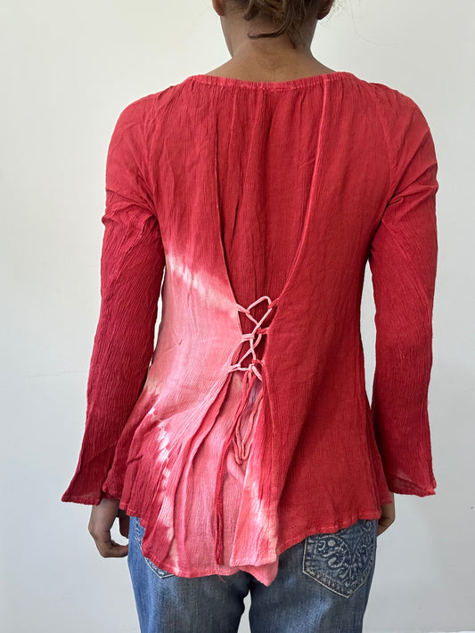 BEST PICKS | Größe: S · Farbe: Rot + Rosa · Artikel: Oberteil · Details: langärmlig