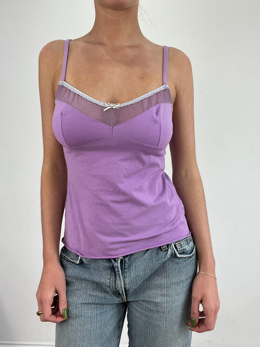 💻💚 vintage edit nineteen | medium purple structured cami