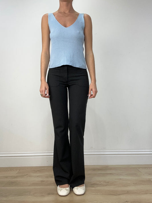 💻BEST PICKS | small baby blue ribbed cami