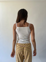 back to school drop | small white cami top