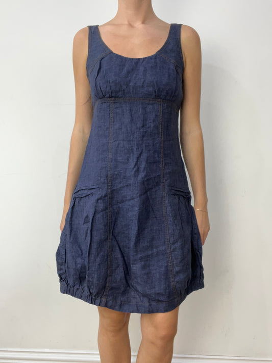 vintage edit thirty | small blue denim dress