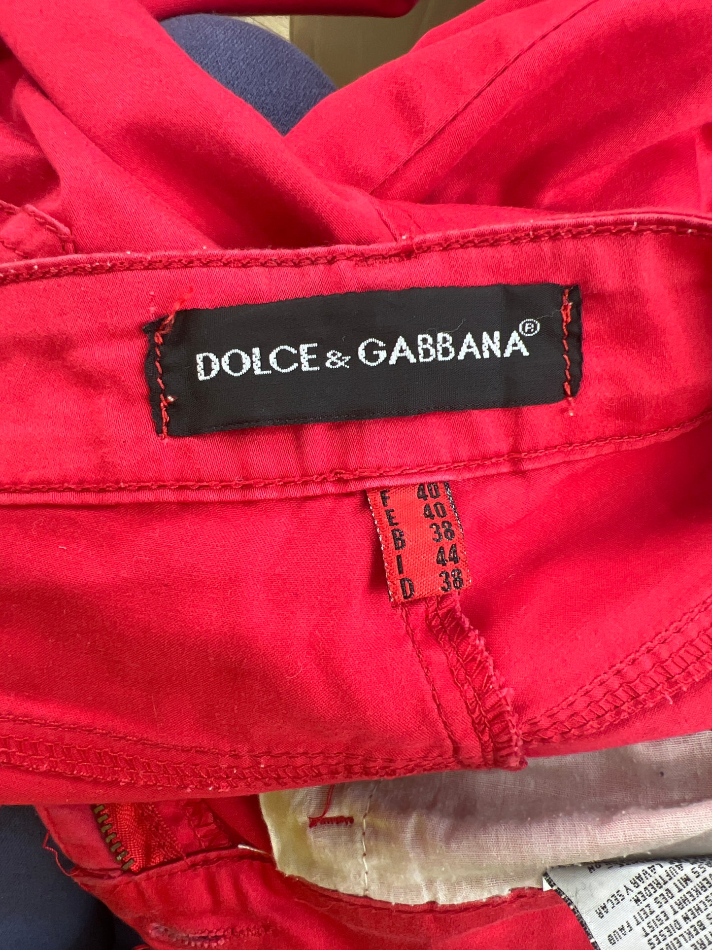vintage edit: seasonal faves | medium red dolce and gabbana style capris