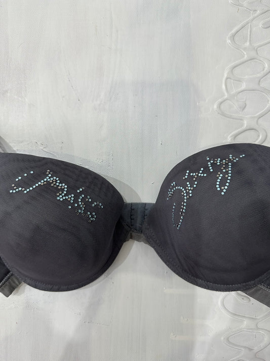 vintage edit: valentine’s day | small/medium grey miss sixty bra