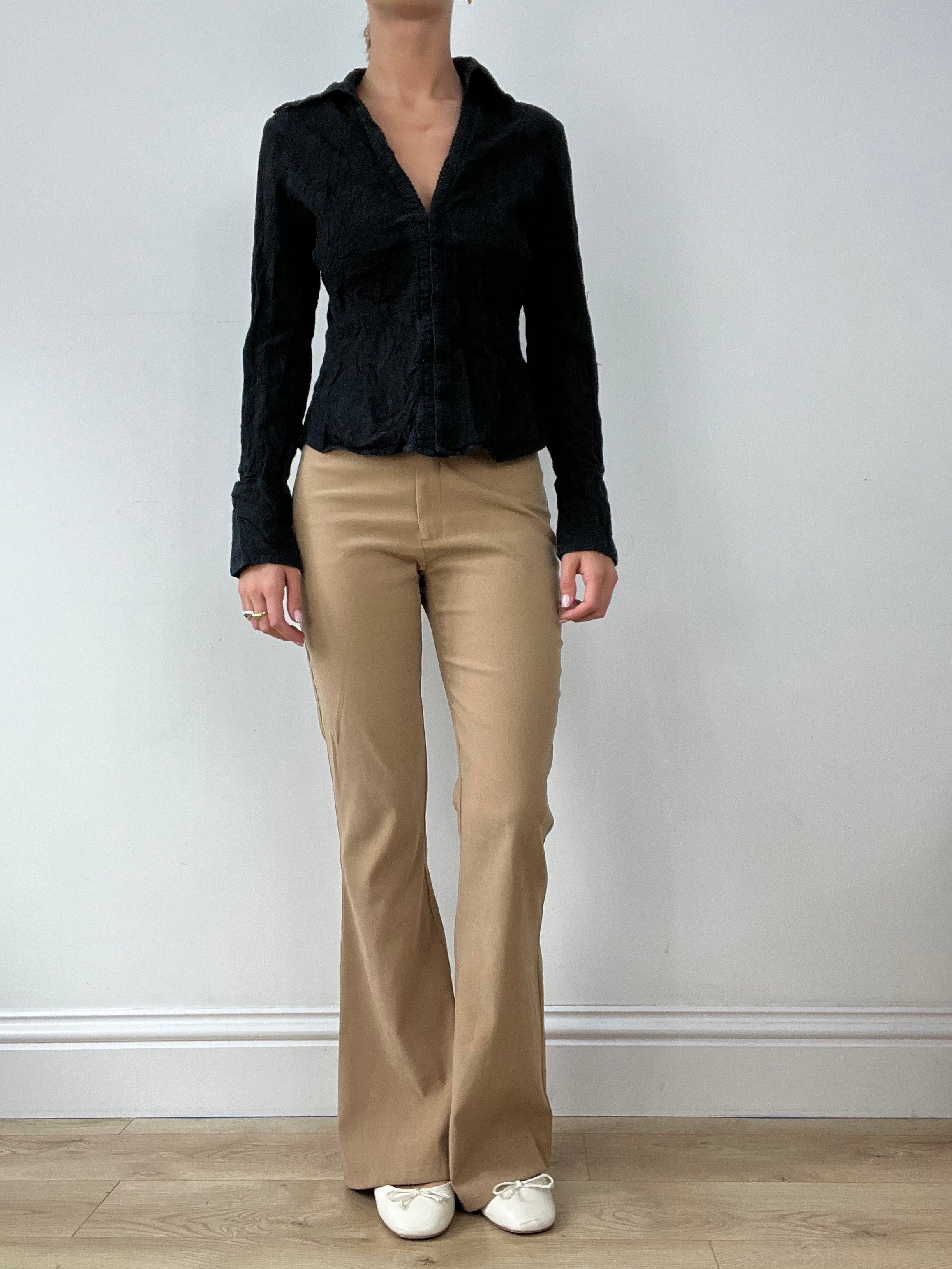 💚BUFFY THE VAMPIRE SLAYER | medium beige pimkie trousers – remass