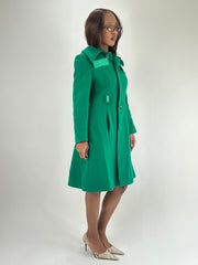 FAVORITOS DE INVIERNO | abrigo de trinchera de estilo guisante verde