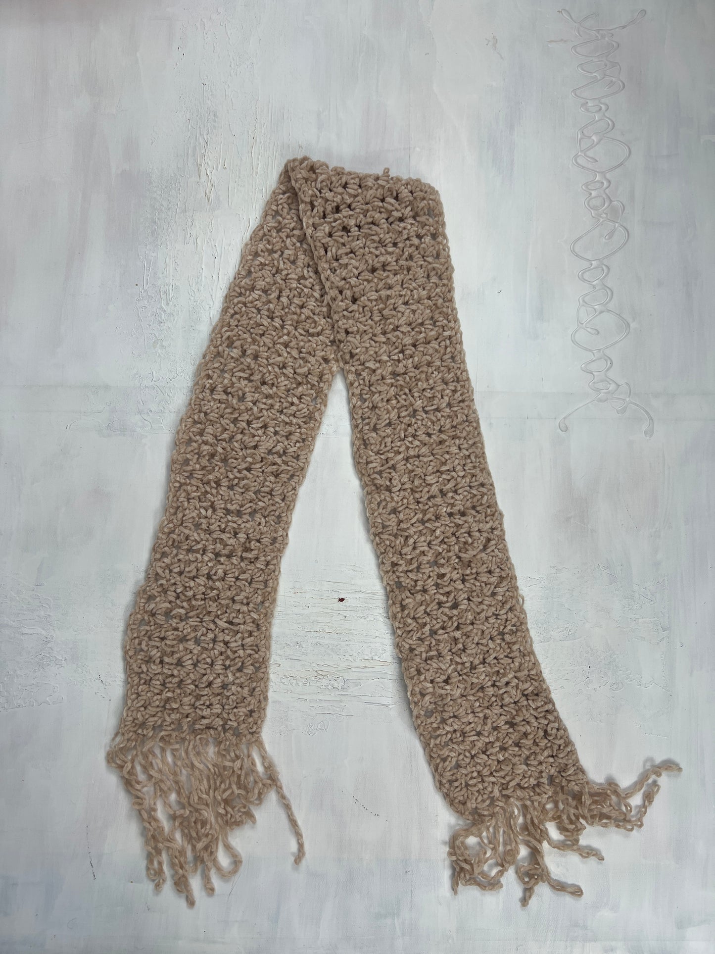 💻AUTUMN ESSENTIALS | beige knitted scarf