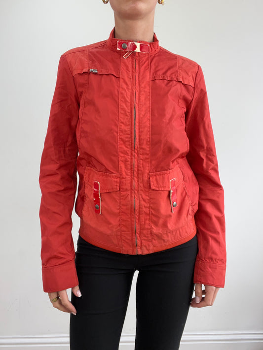 vintage edit twenty-two | medium red miss sixty zip up jacket