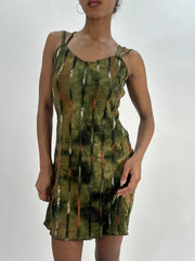 BEST PICKS | small green patterned mini dress