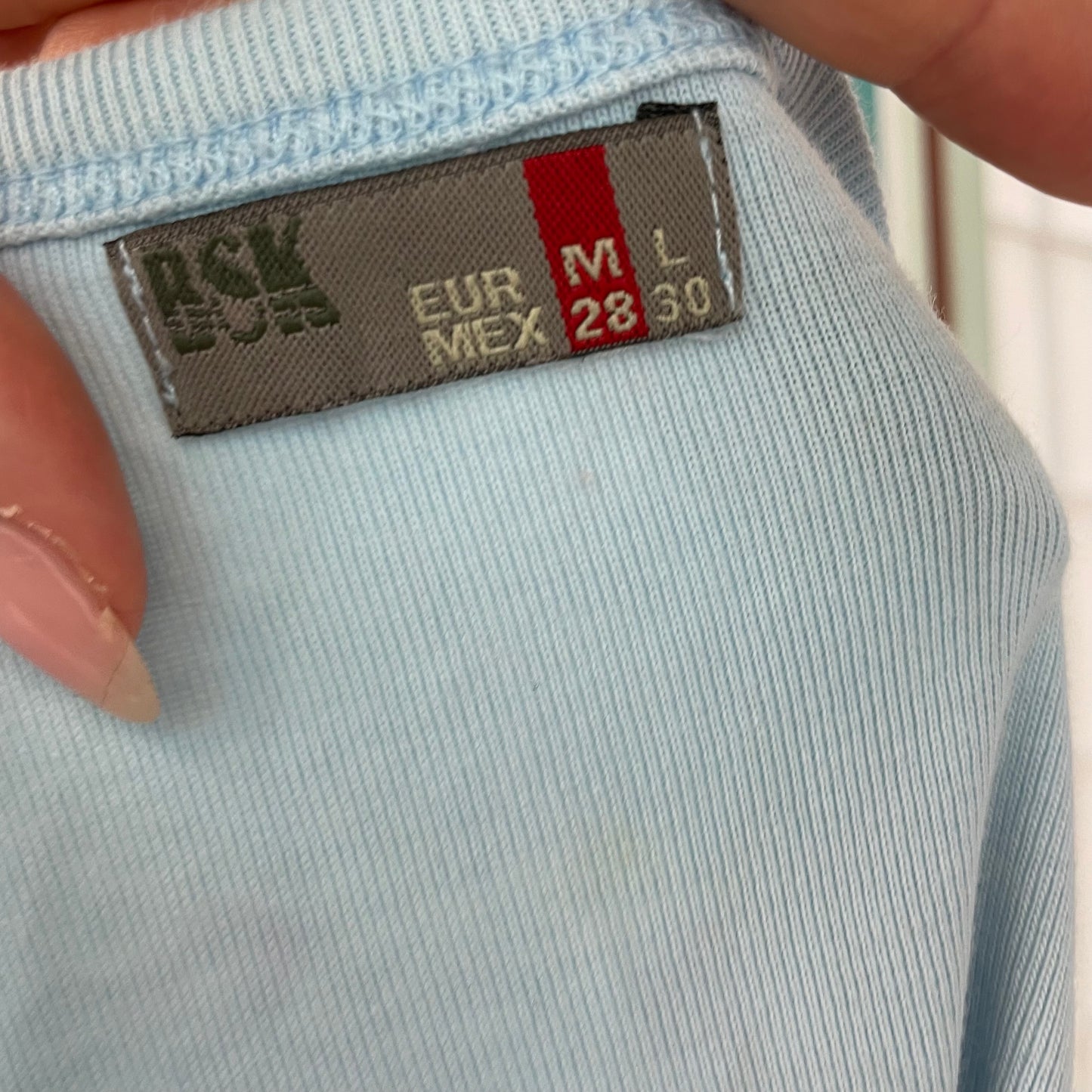 💻PARIS HILTON DROP | medium blue old label bershka tank top