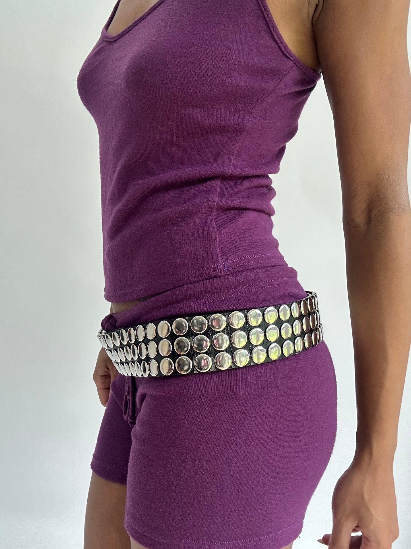 BEST PICKS | black and silver studded belt