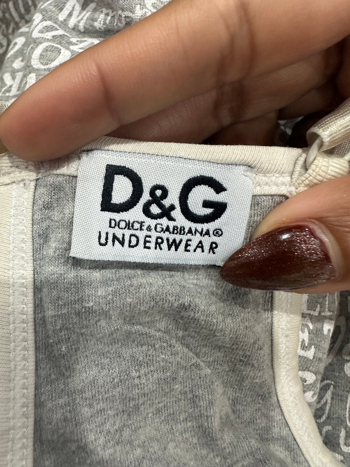 athleisure edit | small dolce and gabbana monogram cami top