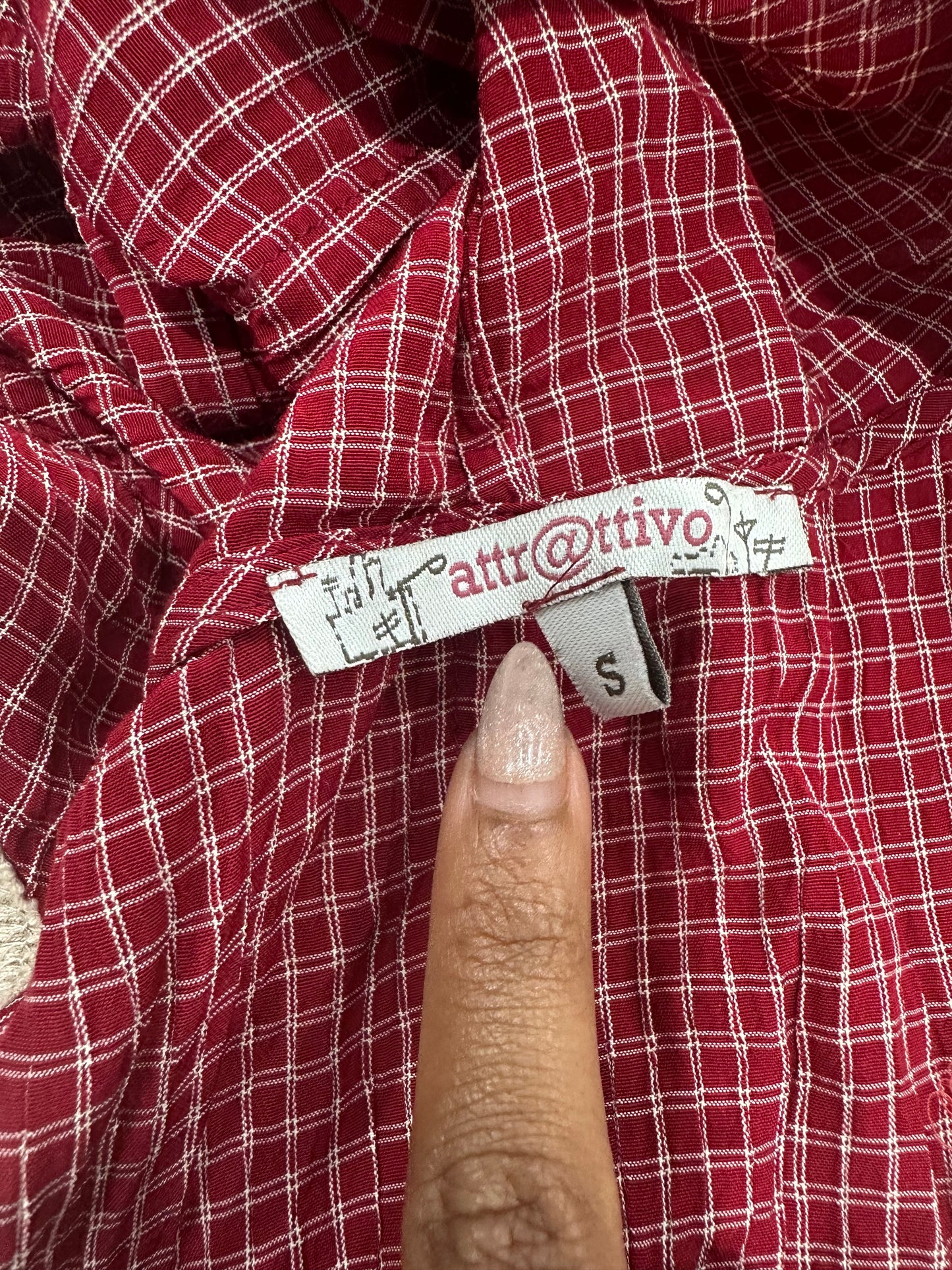BEST PICKS | small red checkered sleeveless top with hood