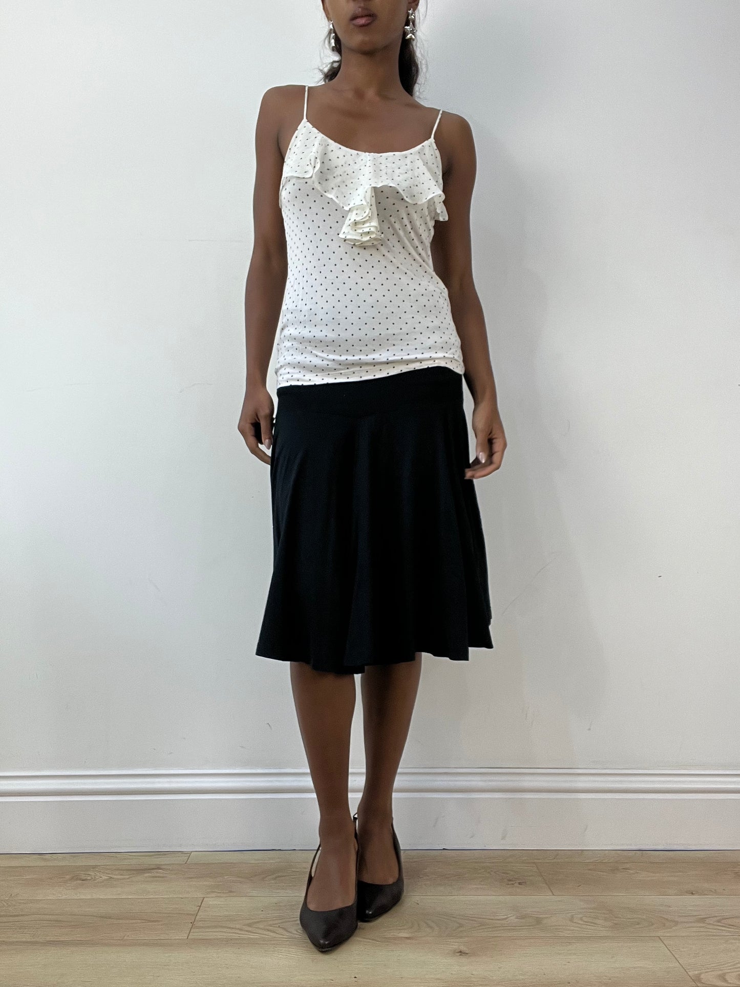 BEST PICKS | small white old h&m polka dot cami