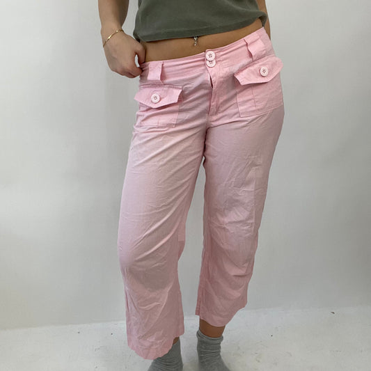 COTTAGECORE DROP | small pink cropped trousers