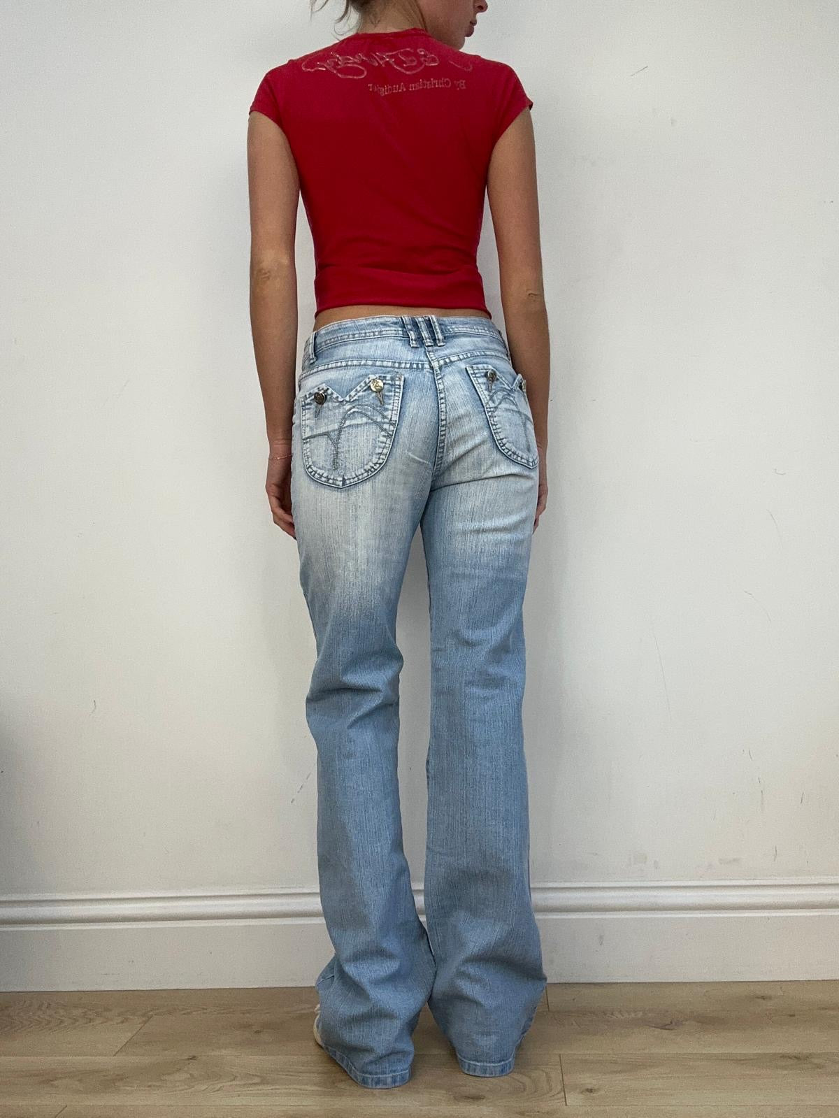 vintage edit fourteen | small light wash denim jeans