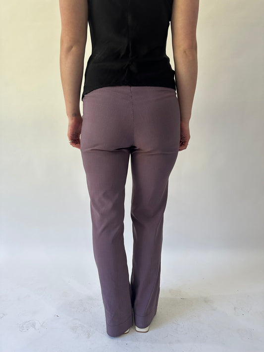 devil wears prada | small/medium purple fitted trousers