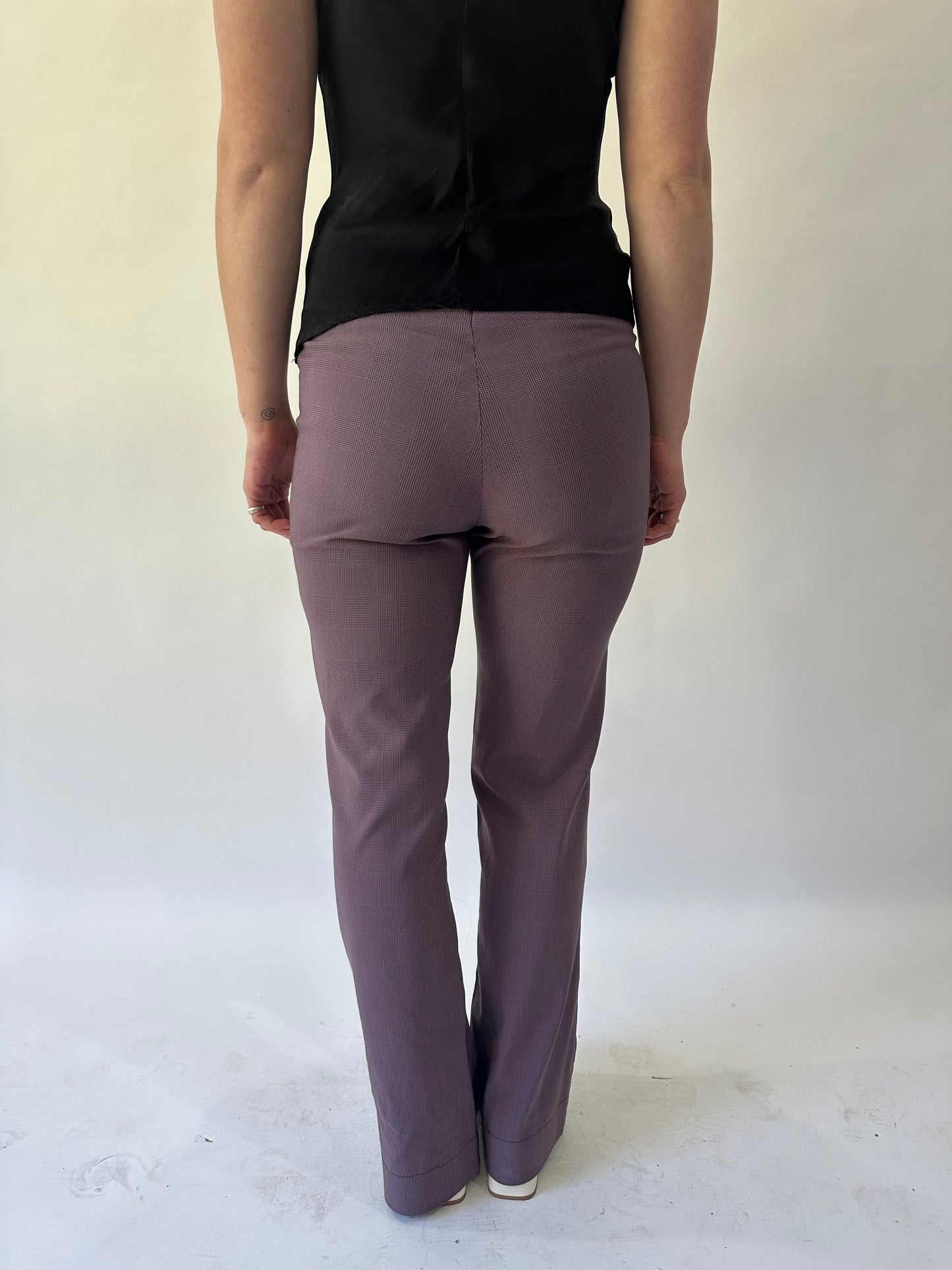 devil wears prada | small/medium purple fitted trousers
