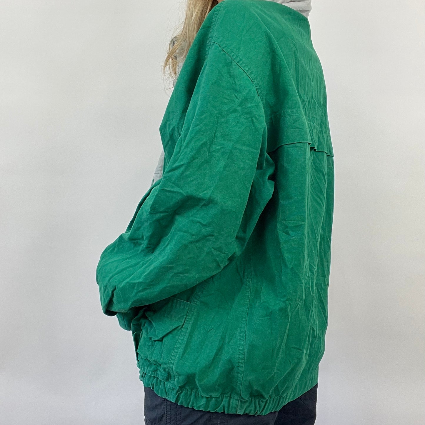 POSH AND BECKS DROP | large green 80s style jacket