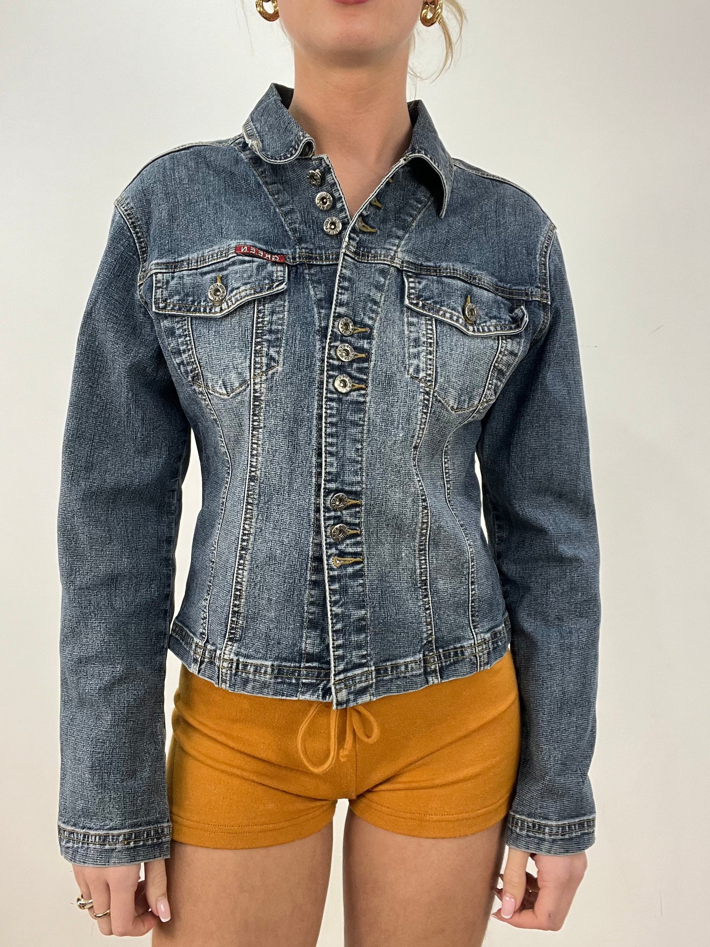 vintage edit: seasonal faves | small mid wash fitted denim hacket