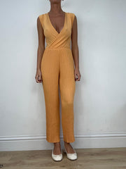 vintage edit fourteen | small orange orsay knit jumpsuit