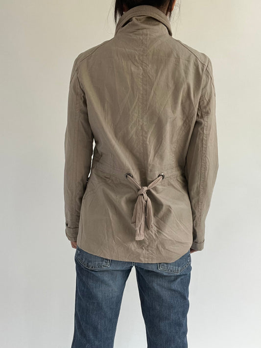 autumn picks | small khaki cargo jacket with button detail
