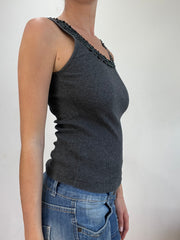 BEST PICKS | small grey ribbed vest