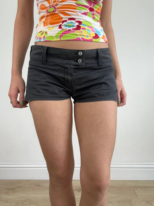 💻💚 vintage edit nineteen | small grey diesel mini shorts