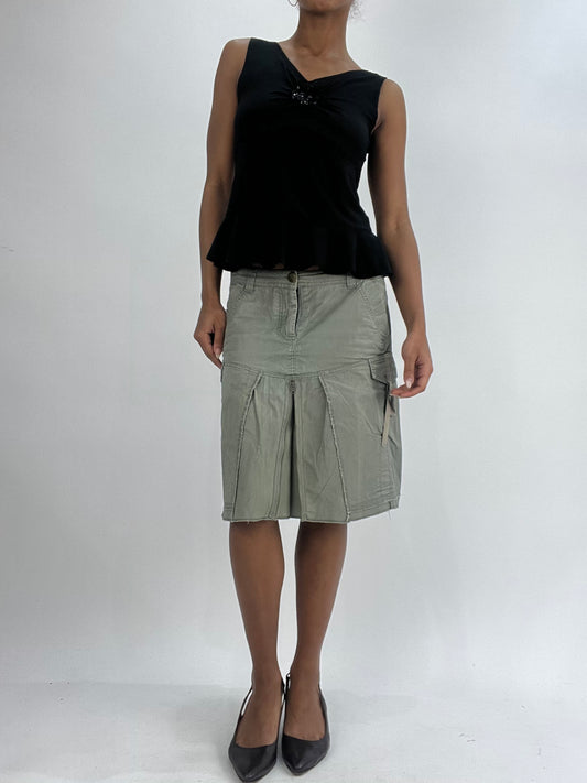 vintage edit thirty-five | small black flowy tank top