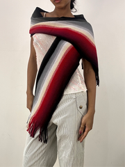 💻BEST PICKS | talla: OS · color: crema · prenda: bufanda · detalles: a rayas + borlas