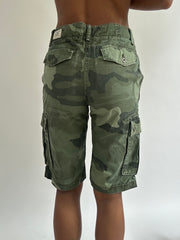 BEST PICKS | extra small green old gap camo cropped cargos