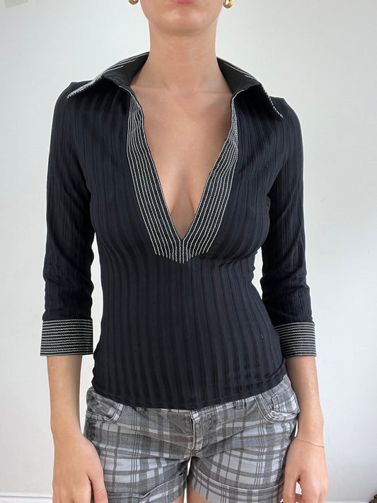 BEST PICKS | medium black old label river island shirt