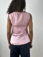 vintage edit thirty-four | medium dusty pink cami top