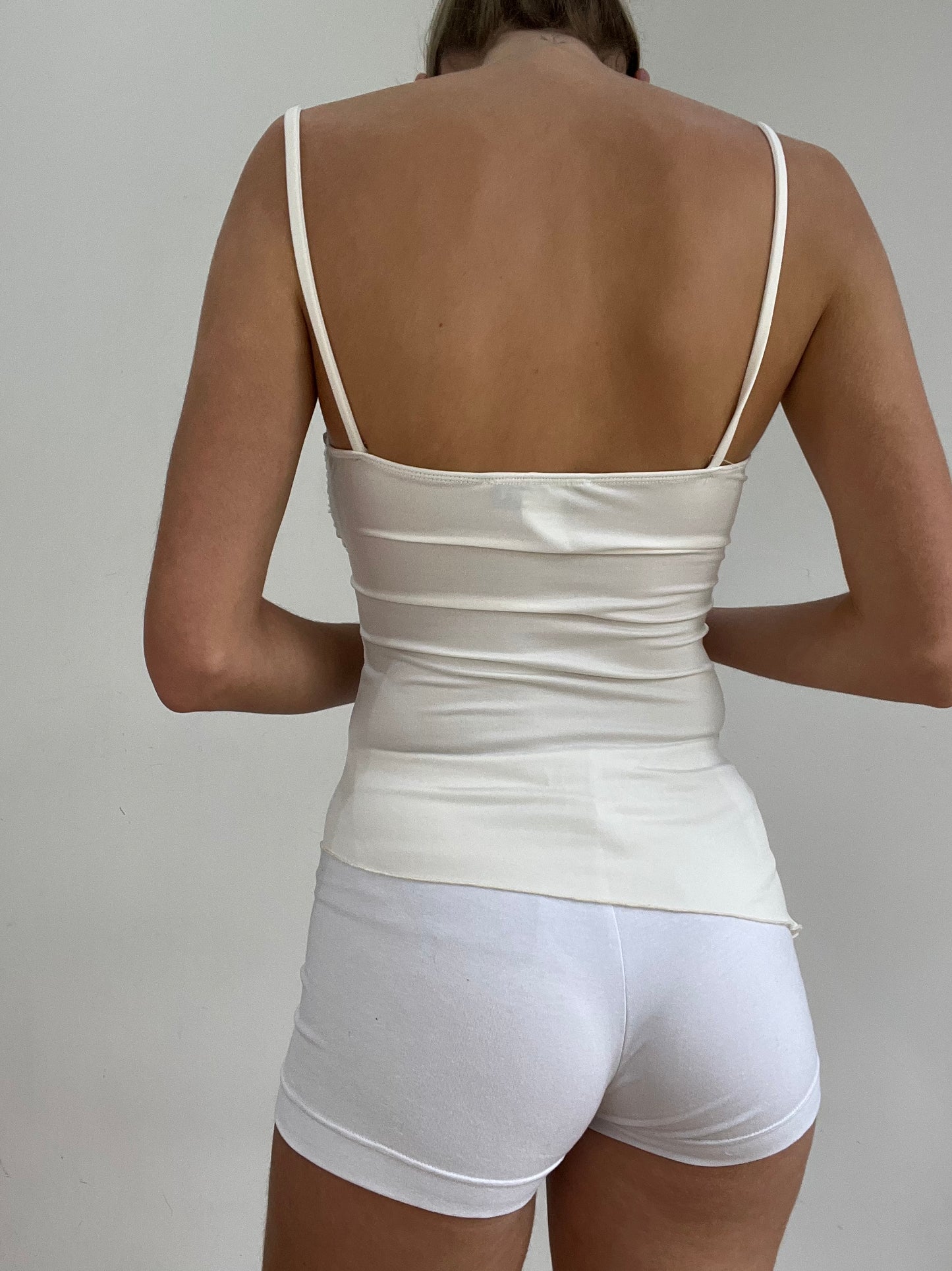 #345 SAMPLE SALE | extra small cream isla top