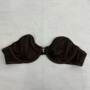 💚 GORPCORE DROP | S码 棕色 strapless 文胸