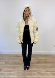 large cream puffer coat