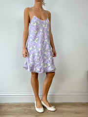 💚BUFFY THE VAMPIRE SLAYER | small purple floral dress