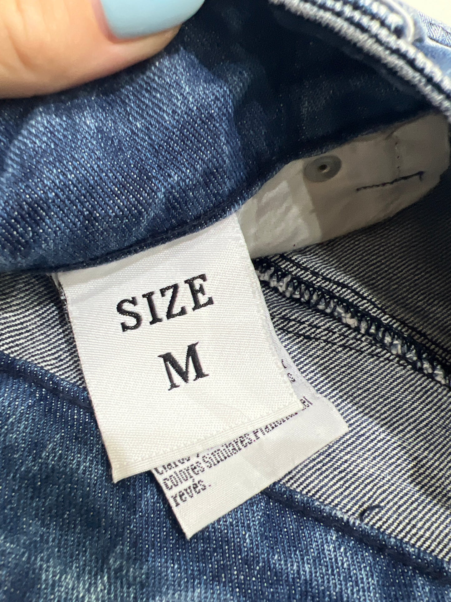vintage edit twenty eight | medium blue mid wash denim mini skirt