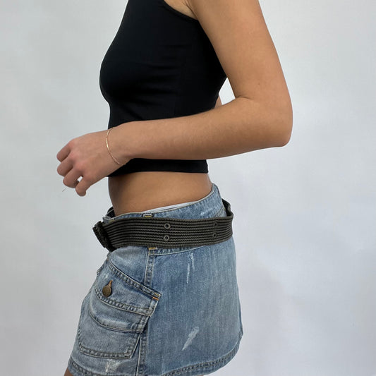 summer edit | grey belt with silver buckle