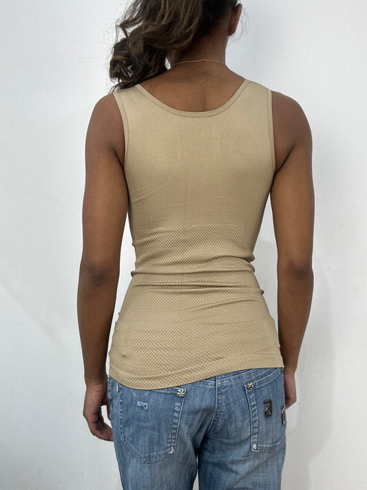 BEST PICKS | extra small beige fitted tank top