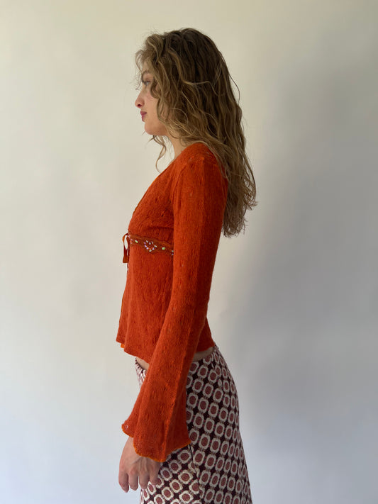 SATC drop | taille: S · couleur: orange · article: haut