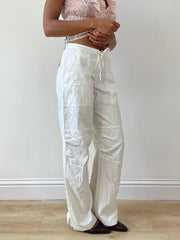 vintage edit twenty-five | small white trousers with tie up waist