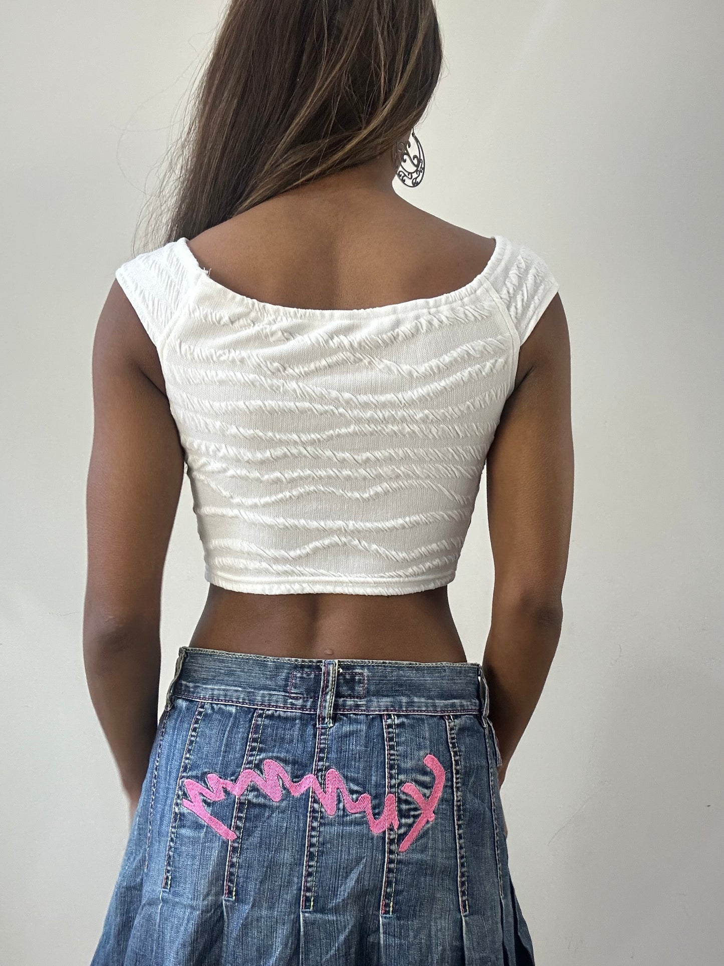 2016 edit | small white cropped top