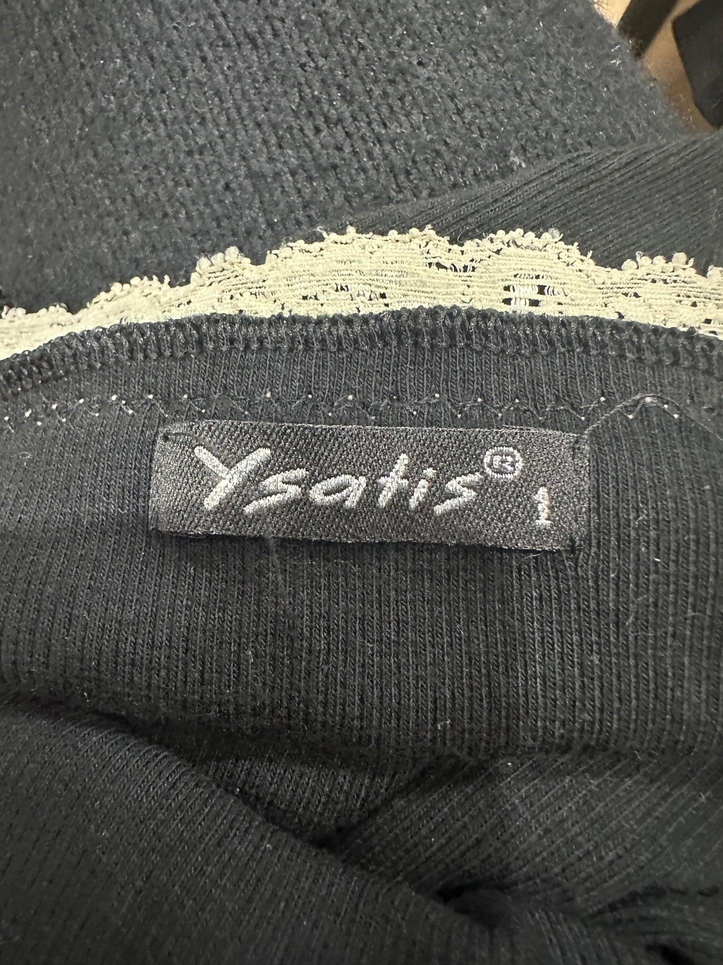 romantic grunge edit | small black cami top with lace trim detail