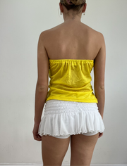 💻‼️small yellow jersey bandeau with camo print
