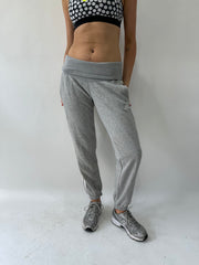 athleisure edit | small grey nike foldover waist joggers