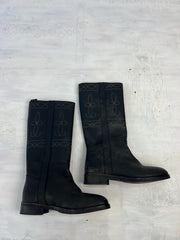 ⭐️ BEST PICKS | color: negro · material: piel · prenda: botas · detalles: uk 5