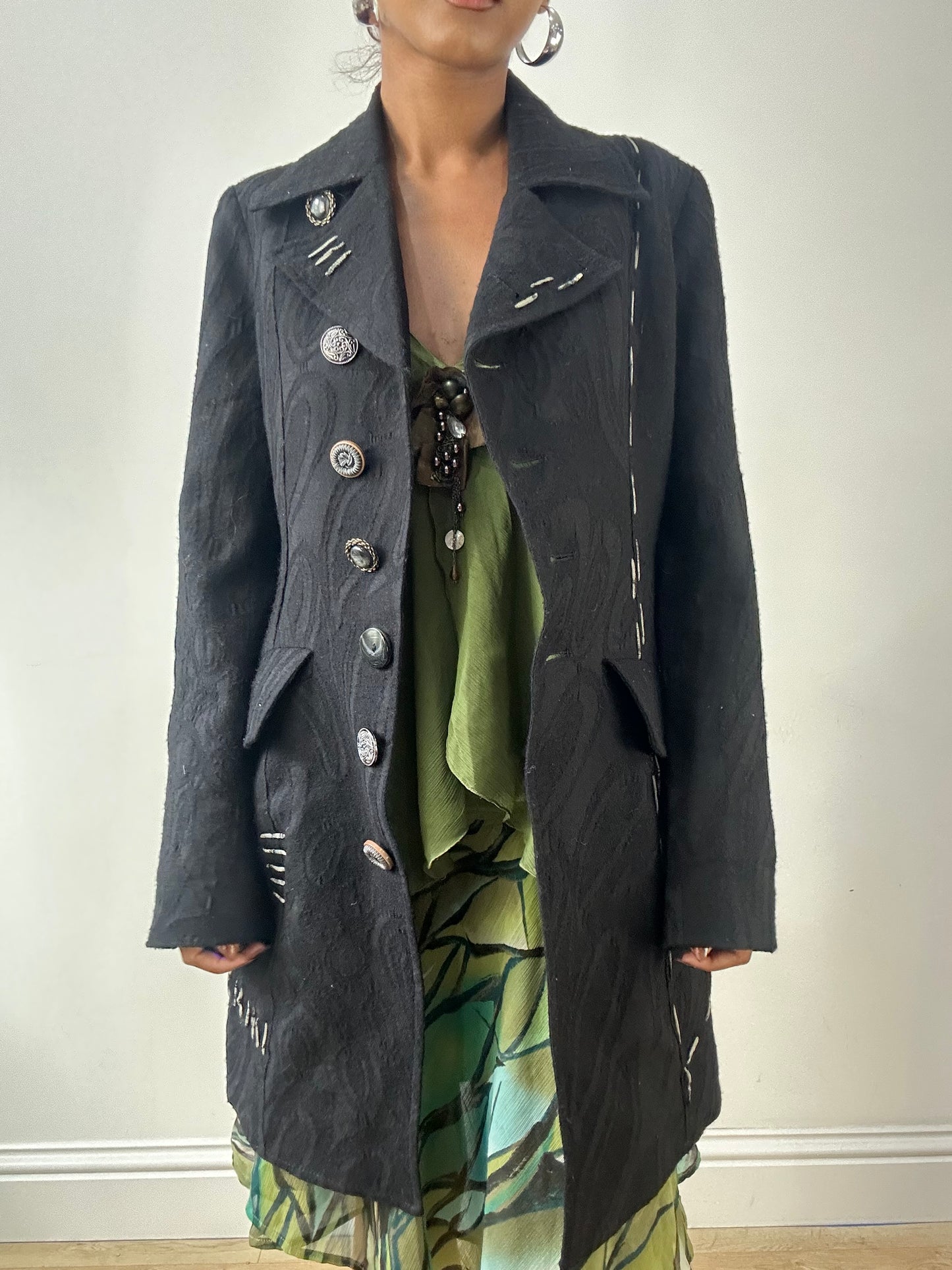 LFW edit | small black save the queen jacket