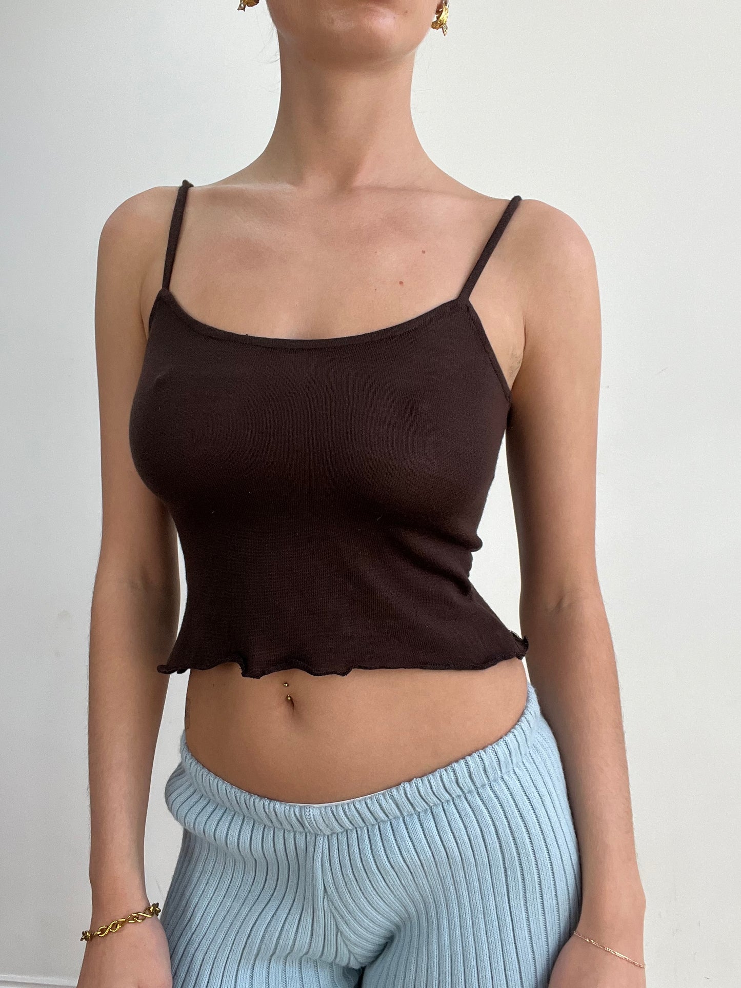 #392 SAMPLE SALE | xs brown cami