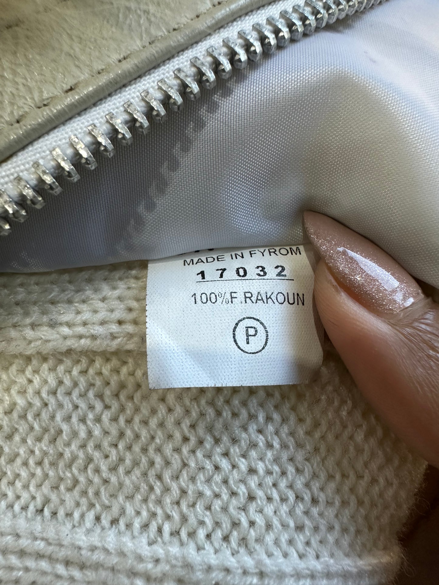 BEST PICKS | small beige fur gilet with distressed details