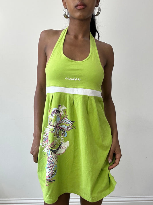 BEST PICKS | small lime green halterneck dress